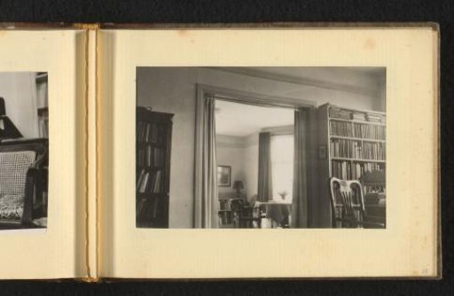 Interior with bookcases