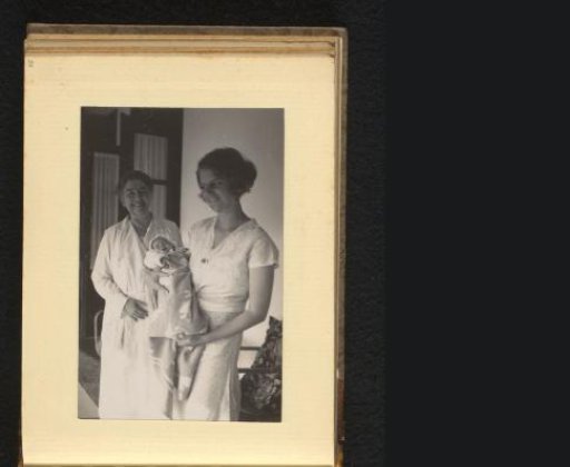 Two women and a baby