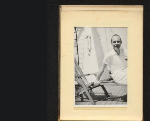 Man on board a ship
