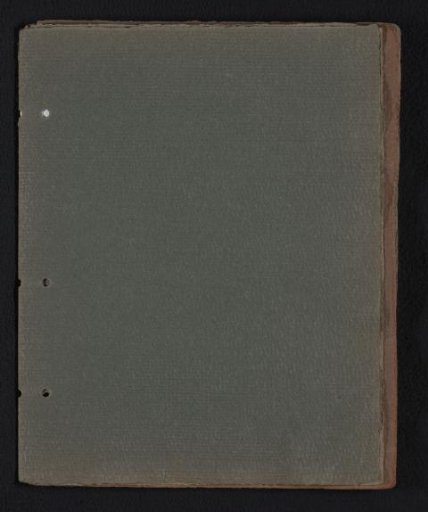 Cover for 18 sheets with 11 photographs of Caroline Louise van den Berg with Carel (Cay) and Frank van den Berg