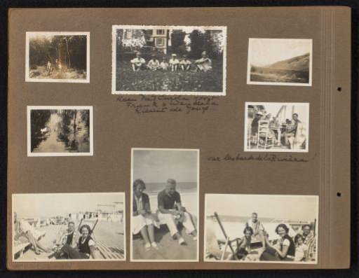 Loentje Furnée with Friends on the Riviera