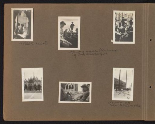 Loentje and Frank Furnée with a company in a gondola, on the way to Murano