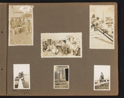 Loentje Furnée with Friends and Children on the Beach at Noordwijk