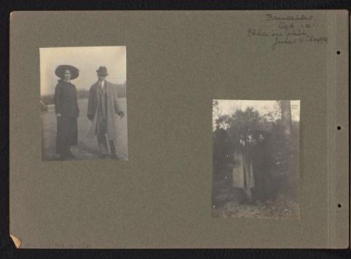 Two people in a park in Brussels, including Ella Uhlenbeck