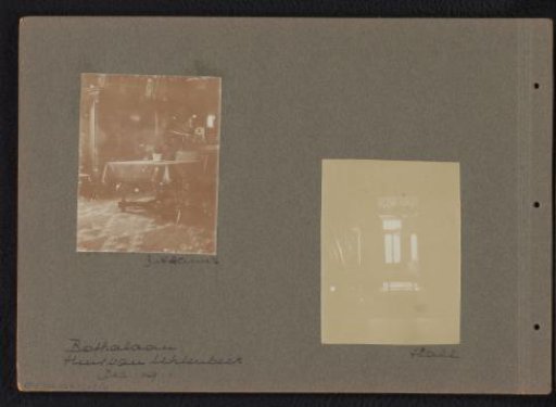 Interior of the Uhlenbeck family residence along the Bothalaan in Hilversum