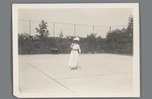 Woman Playing Tennis