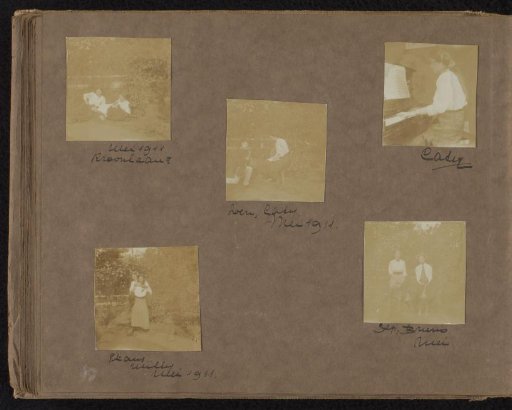 Five Photos of Loentje Onnen with Friends, Including Caty van den Wall Bake