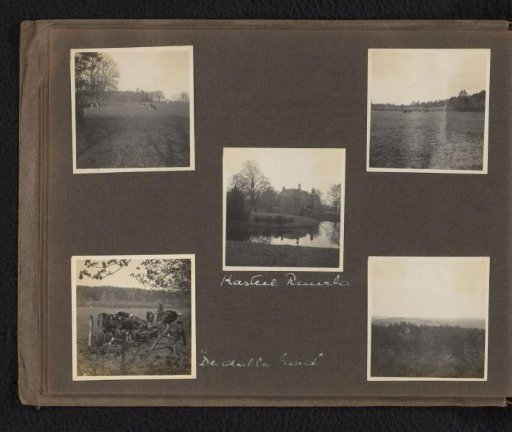 Five photographs of Ruurlo Castle and surroundings