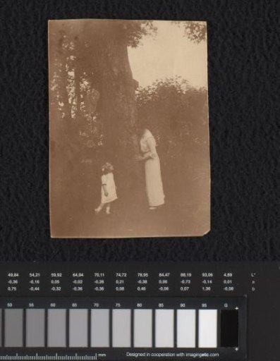 Woman and Child by a Tree