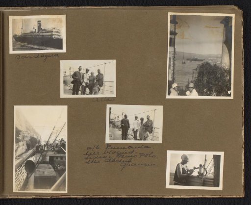 Six Photos of the Ships Sardegna and Rumania