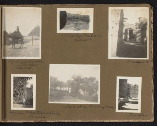 Six photographs of a trip to Egypt