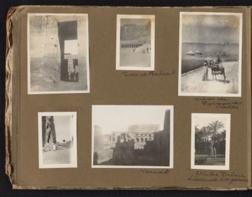 Six photographs from a trip to Egypt