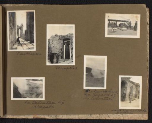 Six photographs of a journey to Greece and Naples