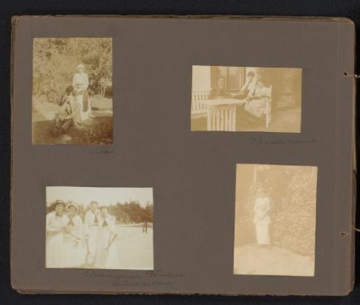 Four Photographs of Friends and Family of Loentje Onnen in Hilversum