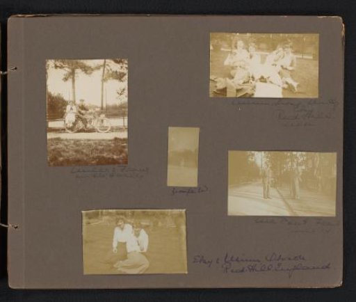 Five photographs of friends of Loentje Onnen