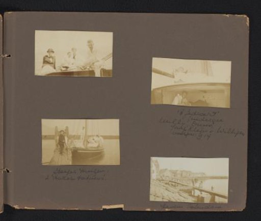 Four Photographs of a Sailing Trip over the Zuiderzee