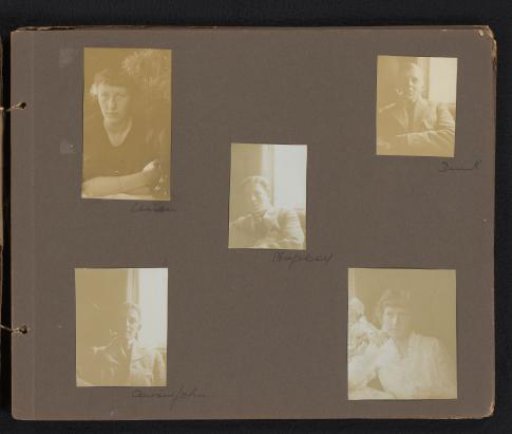 Five portraits of friends of Loentje Onnen