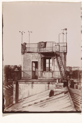 Weather station on a roof, Paris