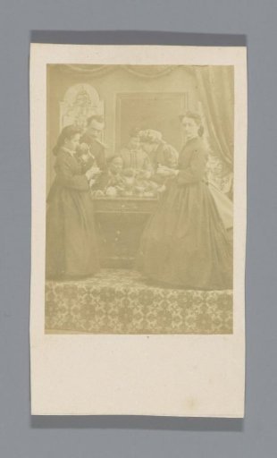 Company Around a Tea Table