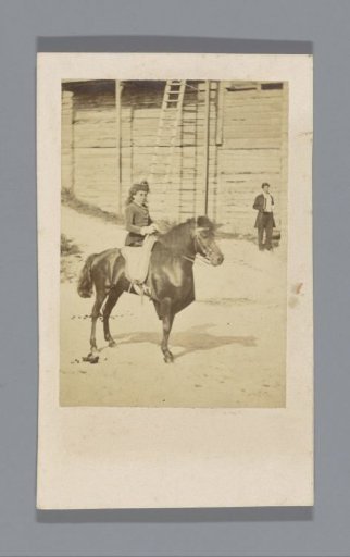 Woman on horseback