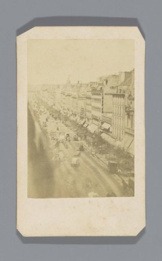 Boulevard de Strasbourg in Paris seen from above