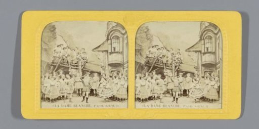 Stereograph of the Theatre in Paris