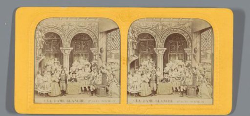 Stereograph of the theater in Paris