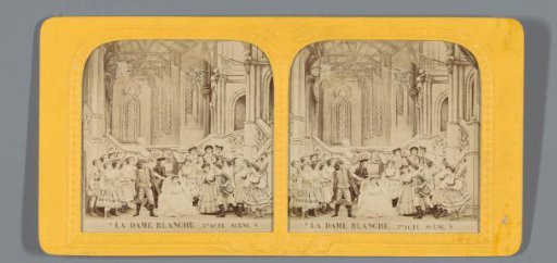 Stereograph of the theater in Paris