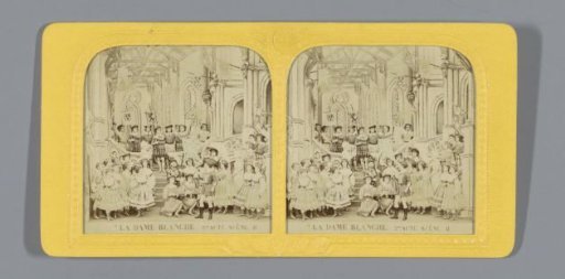Stereograph of the theater in Paris