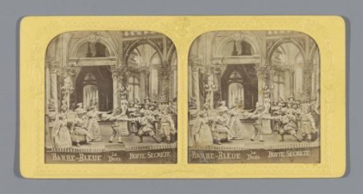 Stereograph of the theater in Paris