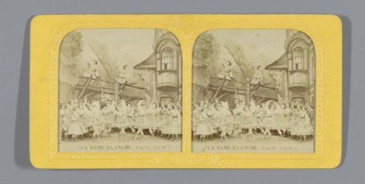 Stereograph of the Theatre in Paris