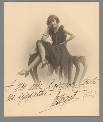 Portrait of Mistinguett