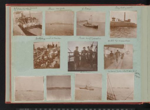 Travelers aboard the SS Maasdam and the SS Chicago to New York, part of the Holland-America Line