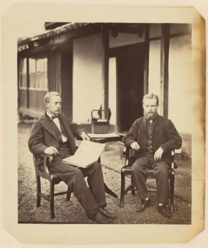 Group portrait of two men