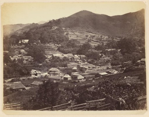 View of the Sakurababa valley from the Irabayashi hill near Nagasaki
