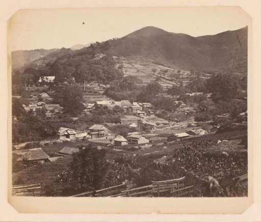View of the Sakurababa valley from the Irabayashi hill near Nagasaki