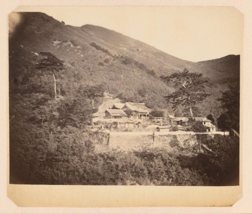 Village in the mountains of Japan