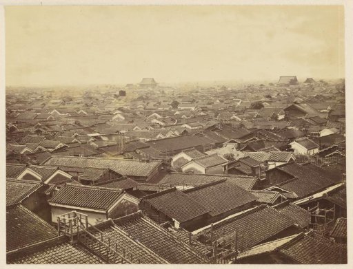 View of an unknown city