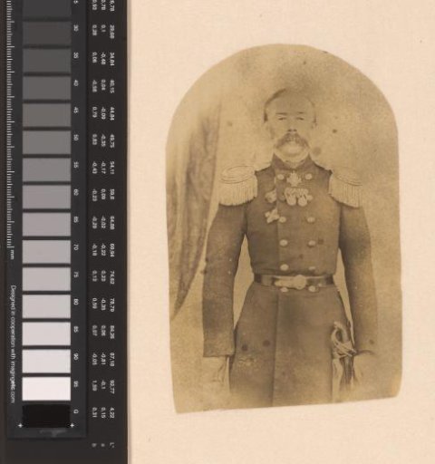 Portrait of an unknown military officer