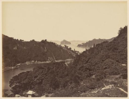 Entrance to Nagasaki Bay and harbour