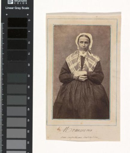 Portrait of a patient from an asylum, possibly Salpêtrière