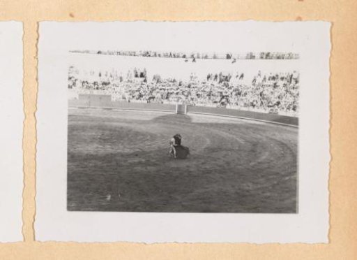 Toreador with the muleta fighting a bull, Barcelona
