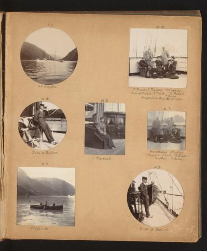 Seven photographs of a journey with the S.Y. Sapphire to Spitsbergen