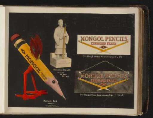 Advertising material for Eberhard Faber pencils