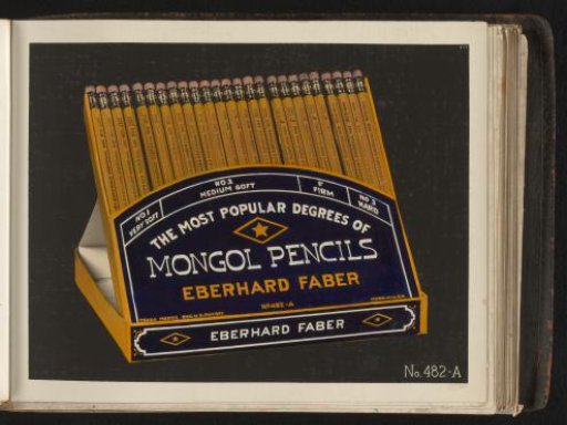 Stand with pencils by Eberhard Faber