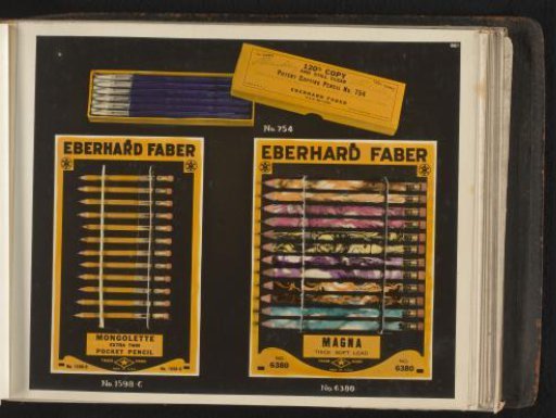 Sets of pencils by Eberhard Faber