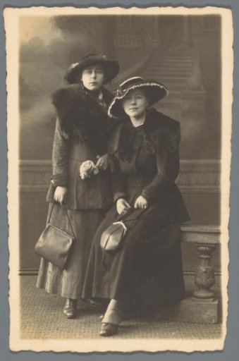 Portrait of two women