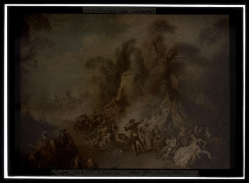Reproduction of Jean-Baptiste Pater, A Country Fair, Louvre