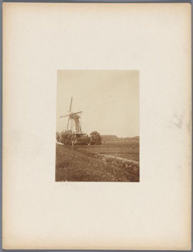 Windmill of the Schieveen polder near Overschie