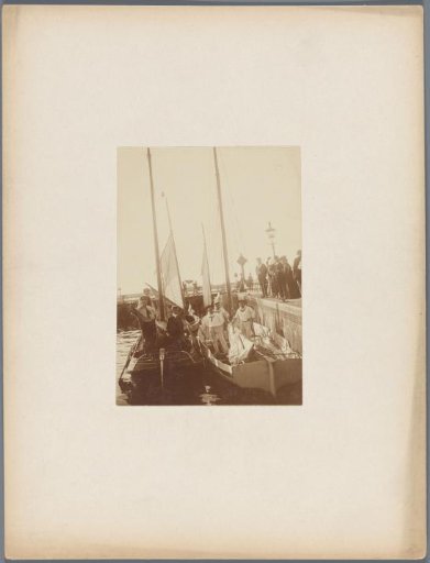Sailing boats at a quay